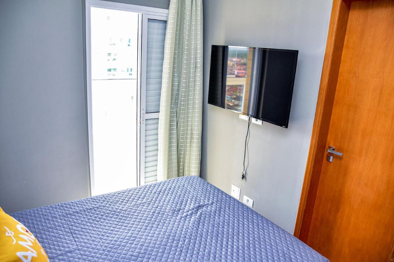 Apto C Wi-Fi A Beira-Mar Na Praia Jardim Real Sp Apartamento Praia Grande  Exterior foto