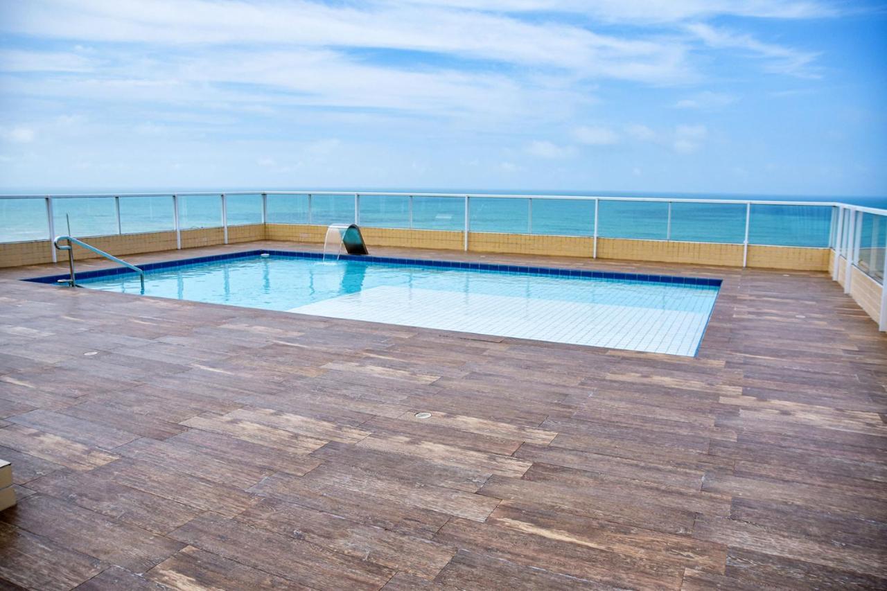 Apto C Wi-Fi A Beira-Mar Na Praia Jardim Real Sp Apartamento Praia Grande  Exterior foto