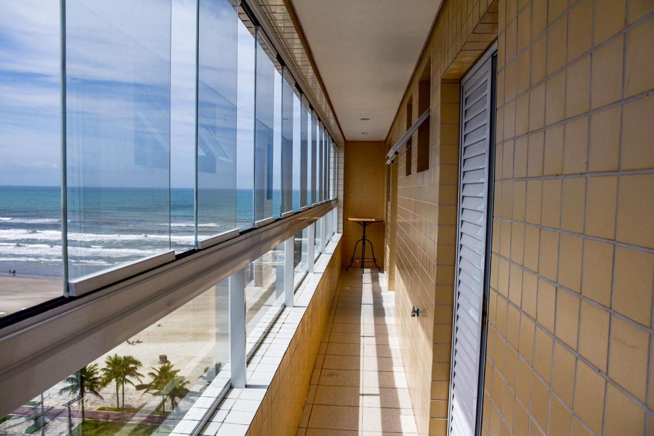 Apto C Wi-Fi A Beira-Mar Na Praia Jardim Real Sp Apartamento Praia Grande  Exterior foto